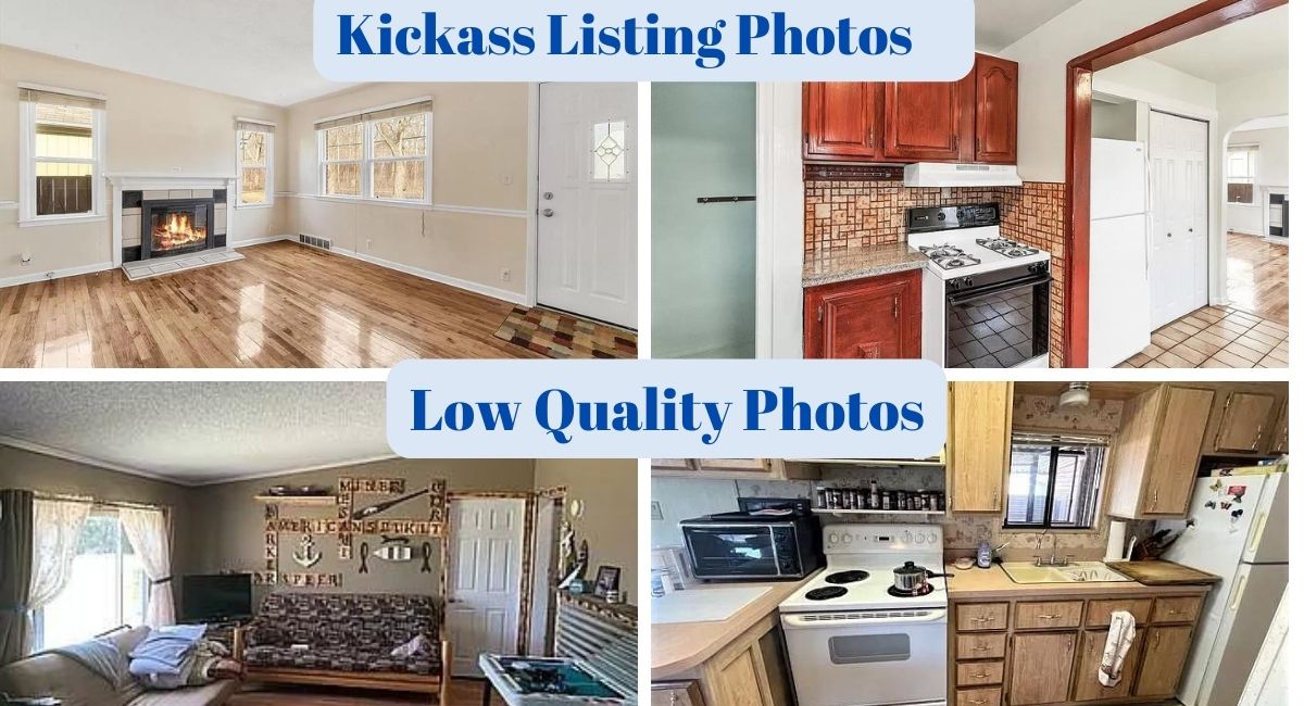 Showing Good and Poor Listing Photos